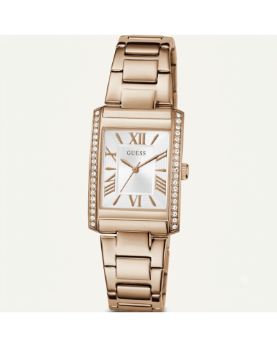 Reloj Guess Mujer Rectangular Oro Rosa | Fhein
